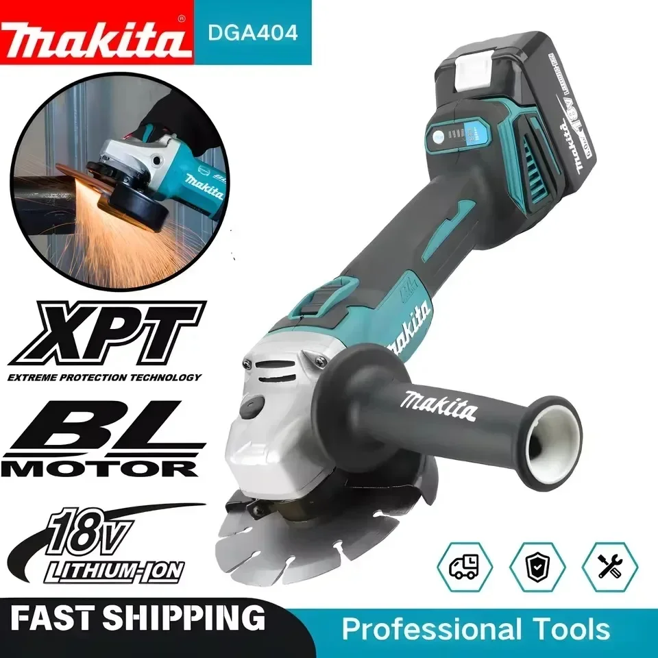 Cordless Angle Grinder 125Mm Brushless - Makita DGA404, meuleuse d’angle sans fil