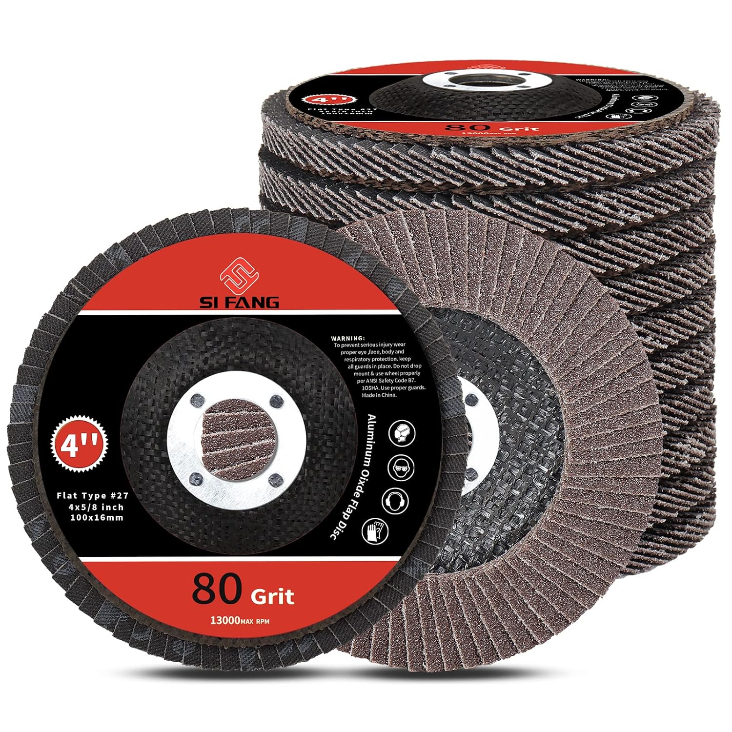 Angle Grinder Flap Disc Set - Disques à lamelles en zircone de