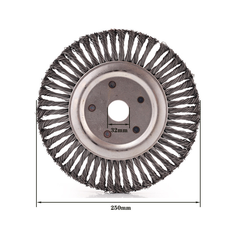 Angle Grinder Wire Brush Wheel - Brosse à fil métallique torsadée pour