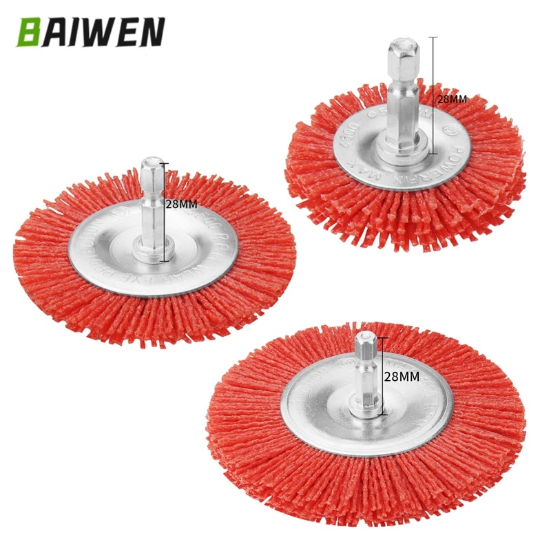 Angle Grinder Wire Brush Wheel - Brosse plate en nylon, roue abrasive
