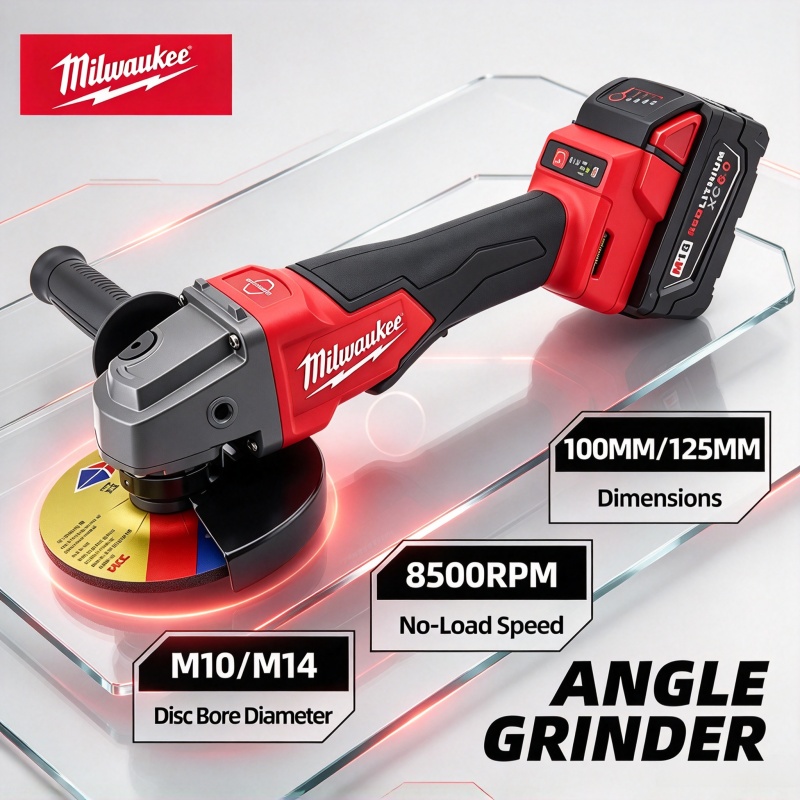 Cordless Angle Grinder 125Mm Brushless - Nouvelle meuleuse d'angle Milwaukee 125 mm