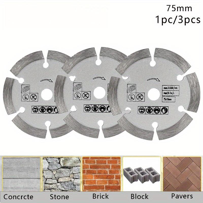 Angle Grinder Diamond Blade Concrete - 1/3 pièces Disque de coupe en