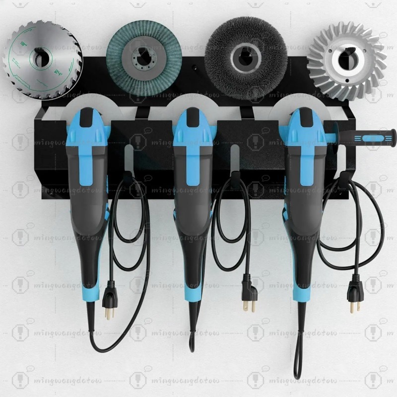 Angle Grinder Stand Holder - Support mural en métal pour meuleuse