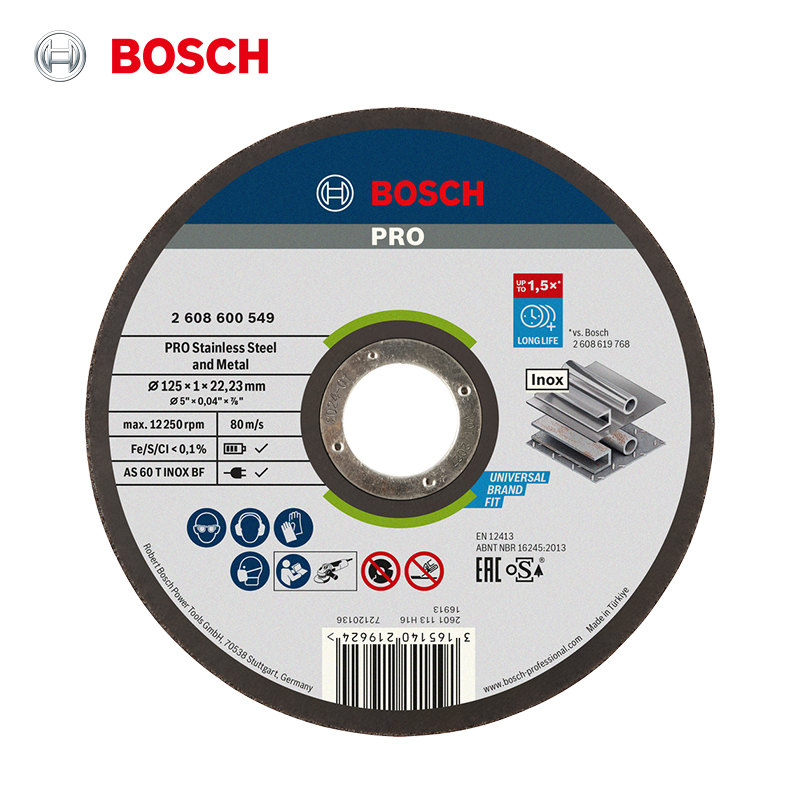 Angle Grinder Cutting Disc 125Mm - Bosch 125mm disque de coupe roues