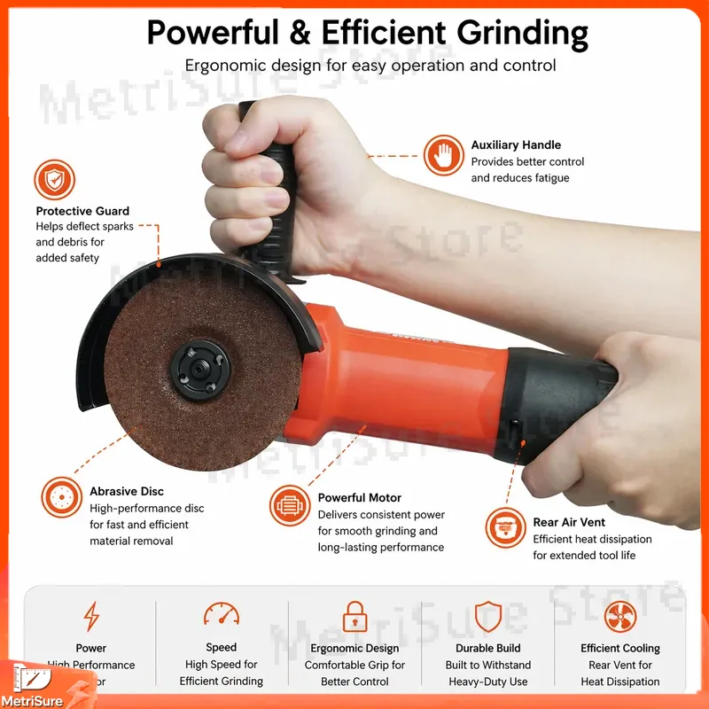 Meuleuse d'angle filaire à vit - Angle Grinder Variable Speed Corded avis et prix