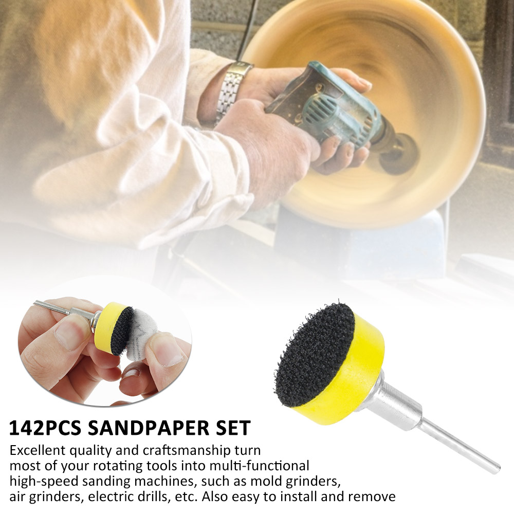 Kit de 142 disques abrasifs de - Grinder Polishing Pad Kit avis et prix