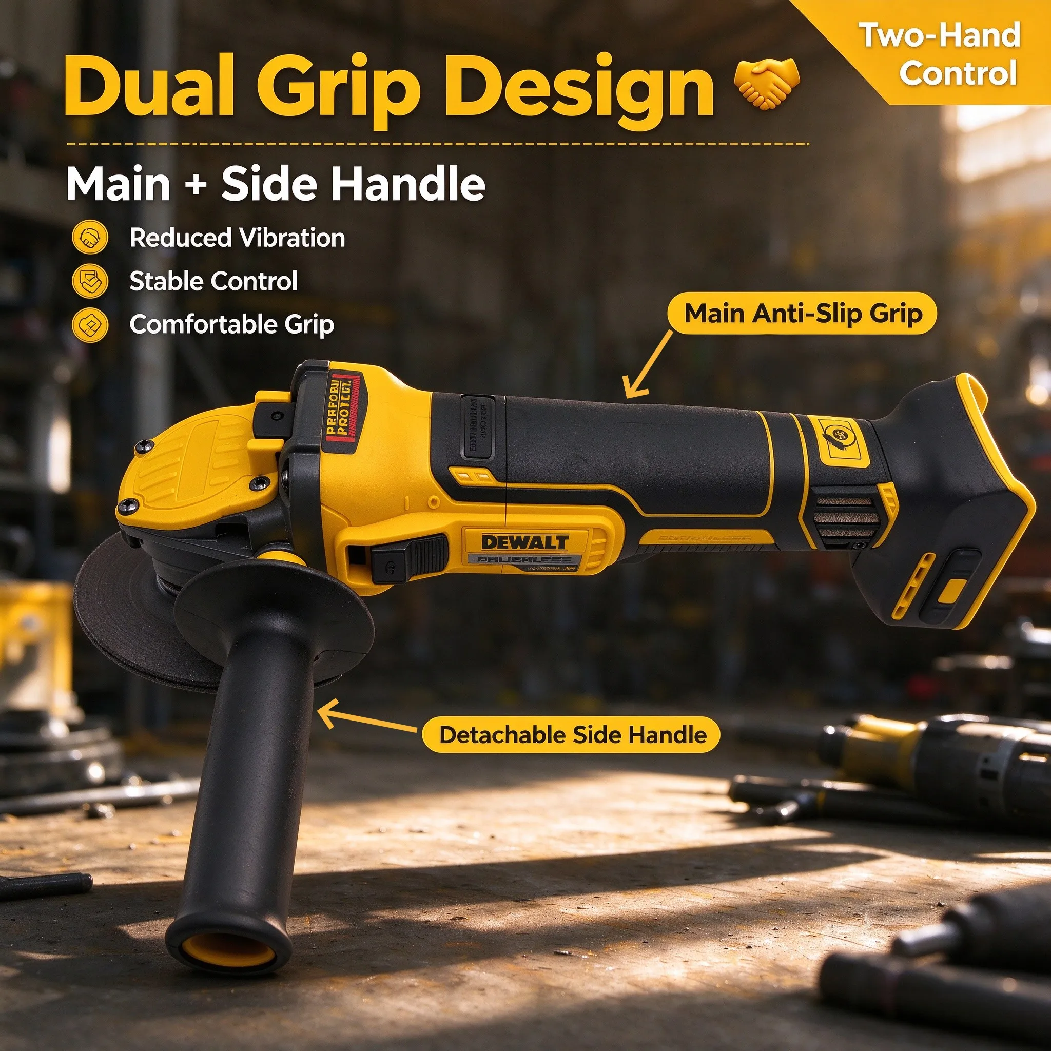 DEWALT DCG409 Meuleuse d'angle - Cordless Angle Grinder 125Mm Brushless avis et prix
