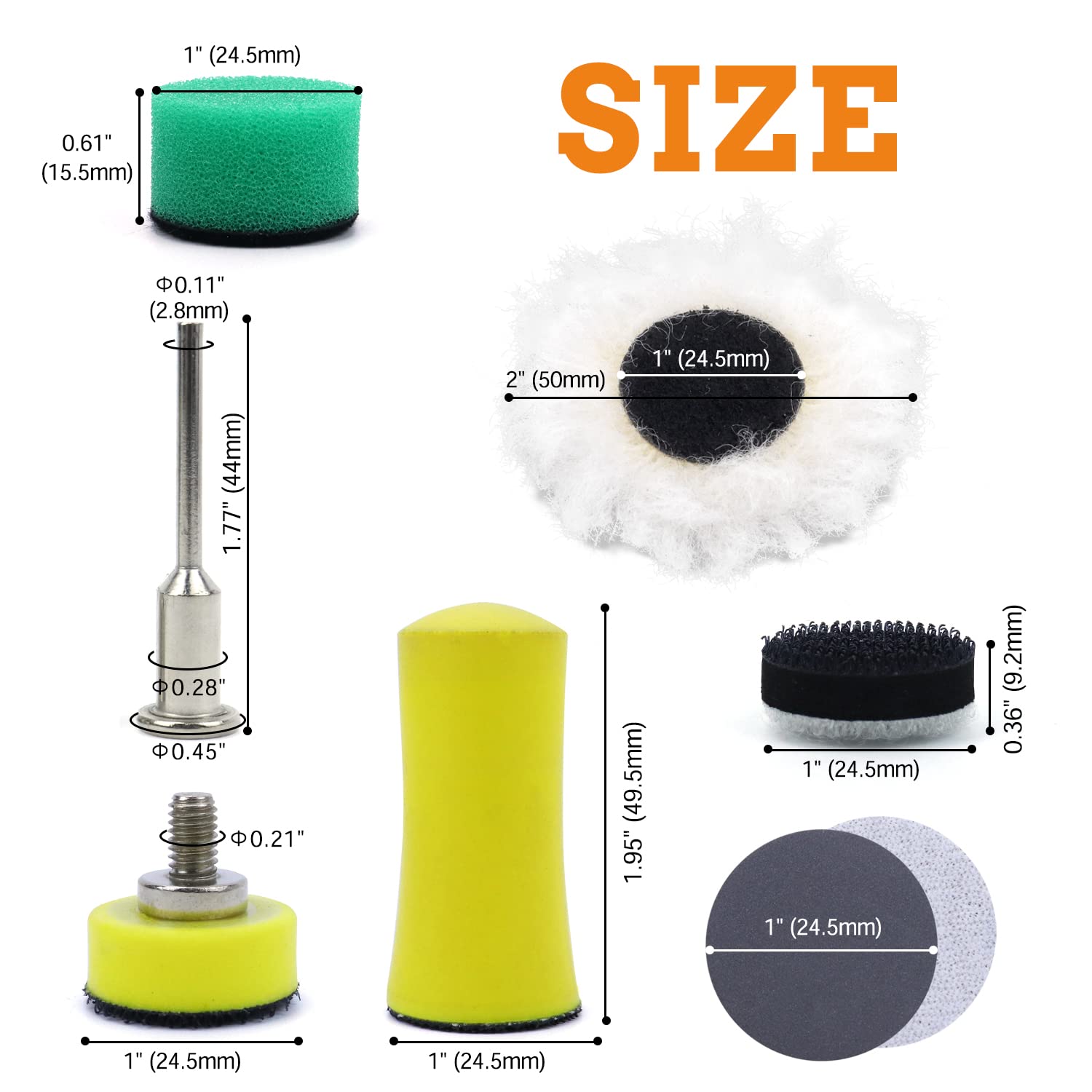 Kit de papier de verre humide  - Grinder Polishing Pad Kit avis et prix