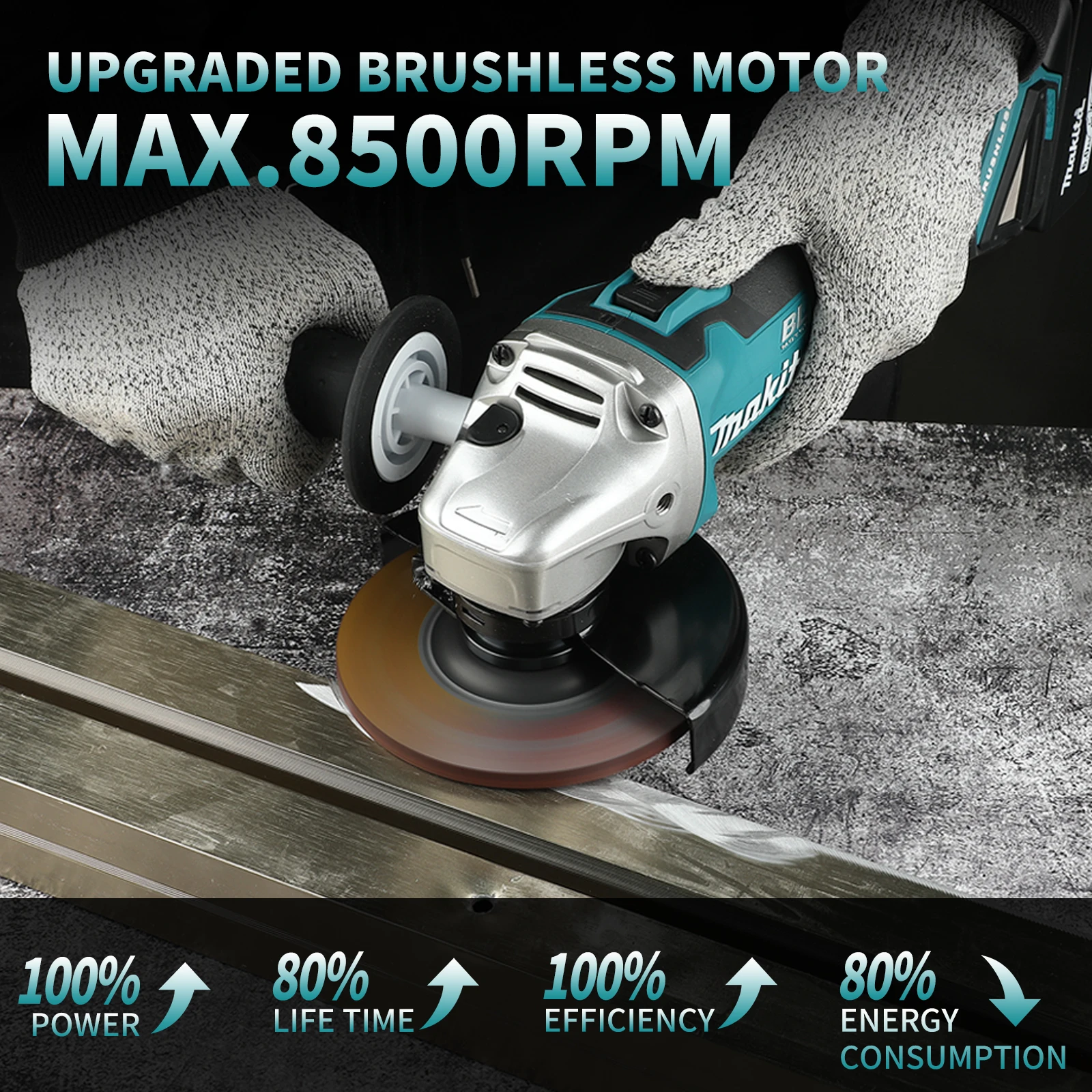 Meuleuse d'angle sans balais a - Cordless Angle Grinder 125Mm Brushless avis et prix