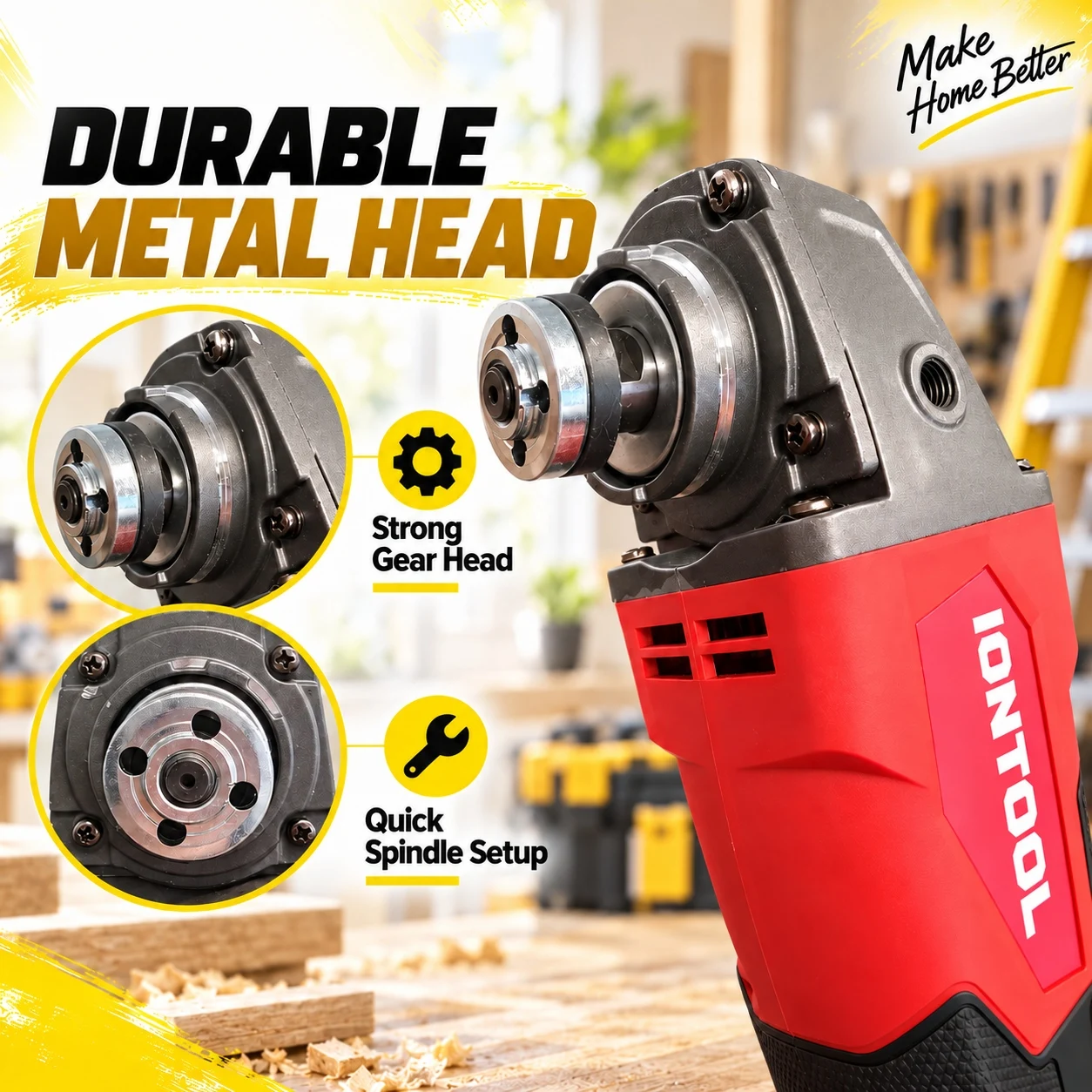 IONTOOL Meuleuse d'angle sans  - Brushless Grinder 100Mm 850W avis et prix