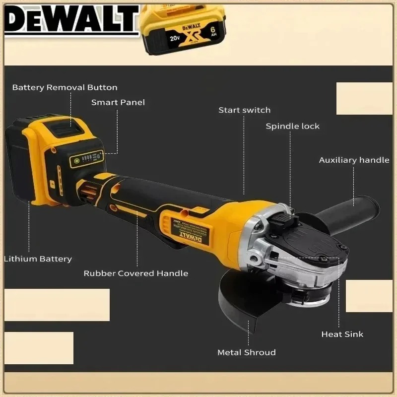 Meuleuse d'angle Dewalt DCG406 - Cordless Angle Grinder 125Mm Brushless avis et prix