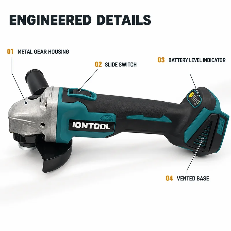 Meuleuse d’angle sans fil et s - Brushless Grinder 100Mm 850W avis et prix