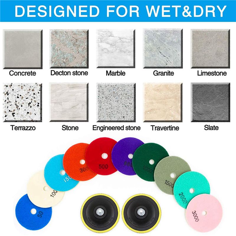 ABWP-36 pièces, ensemble de di - Grinder Polishing Pad Kit avis et prix