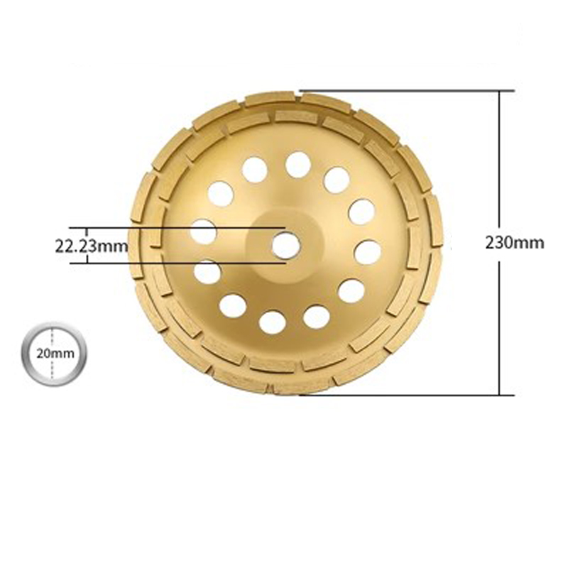 Meule à Double rangée de diama - Angle Grinder Diamond Blade Concrete avis et prix