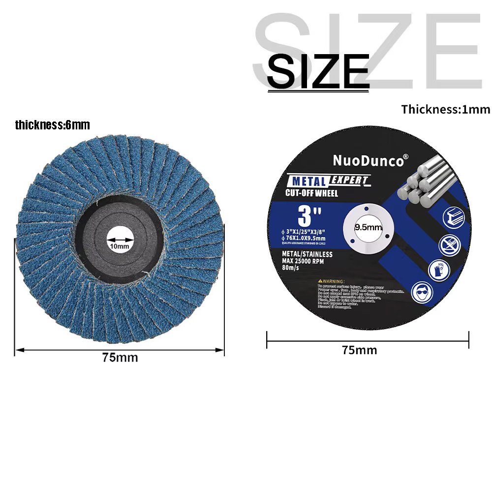 10 pièces/ensemble 75mm disque - Angle Grinder Flap Disc Set avis et prix