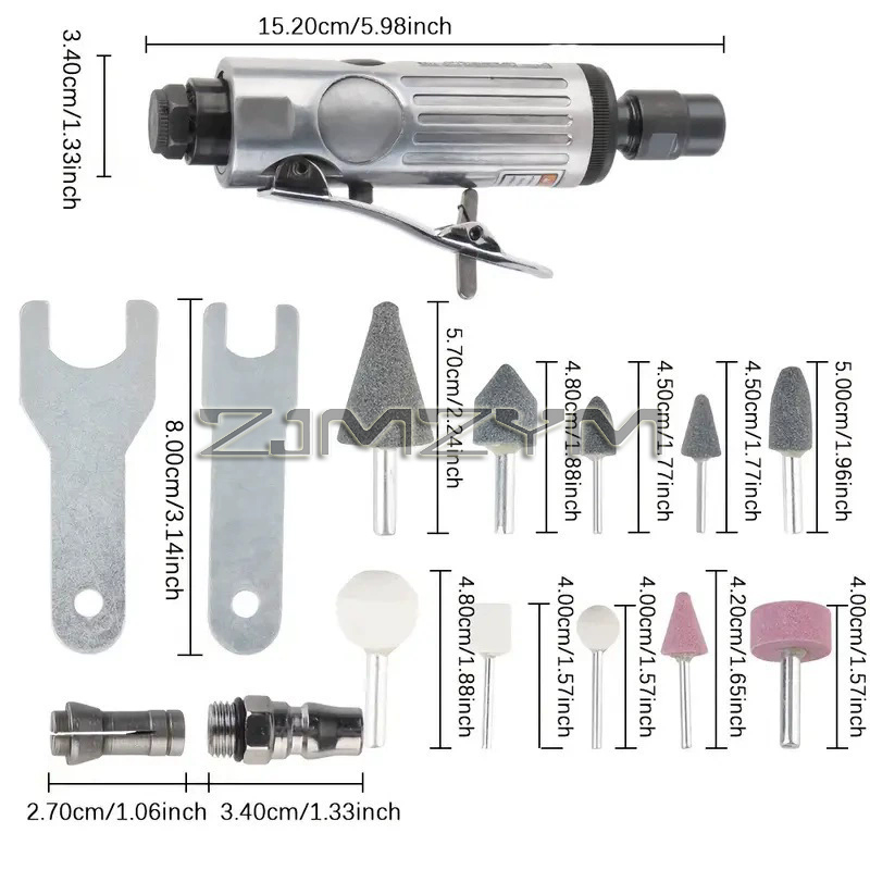 Kit de 16 outils pneumatiques  - Die Grinder 1/4 Inch Air avis et prix