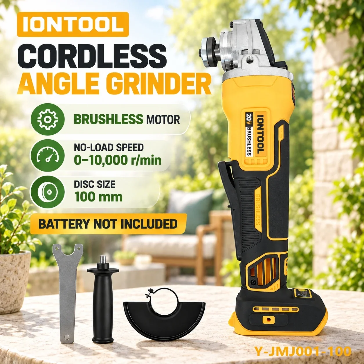 IONTOOL Meuleuse d'angle sans  - Angle Grinder Variable Speed Corded avis et prix