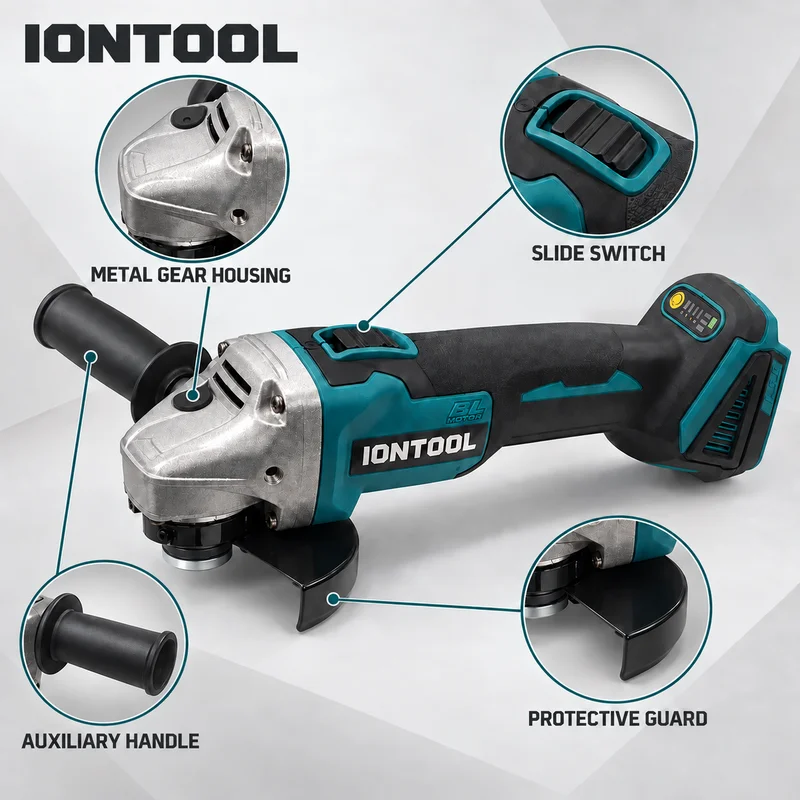 IONTOOL : Meuleuse d’angle san - Brushless Grinder 100Mm 850W avis et prix