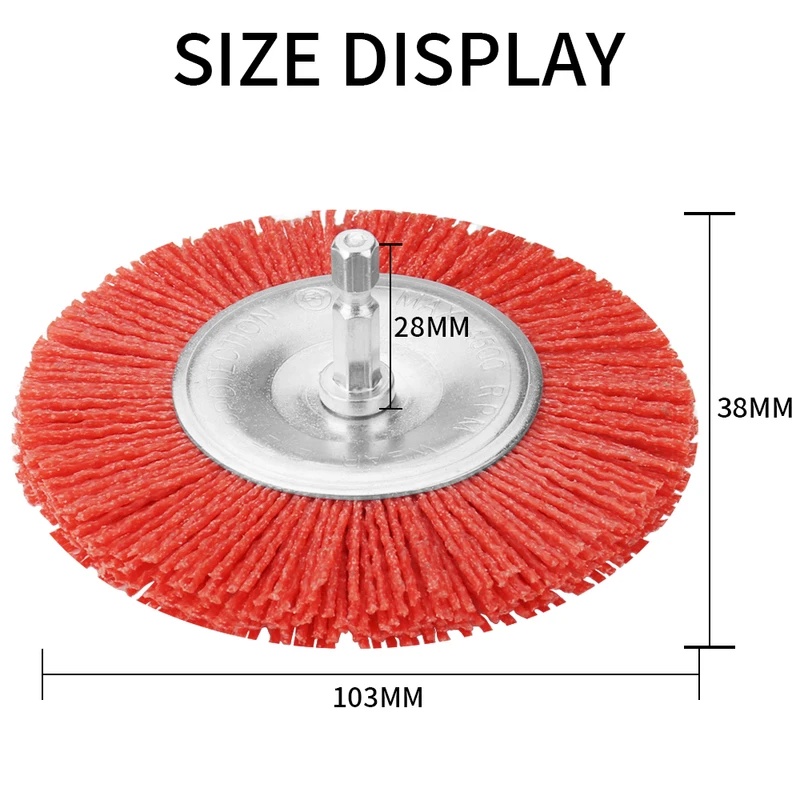 Brosse plate en nylon, roue ab - Angle Grinder Wire Brush Wheel avis et prix