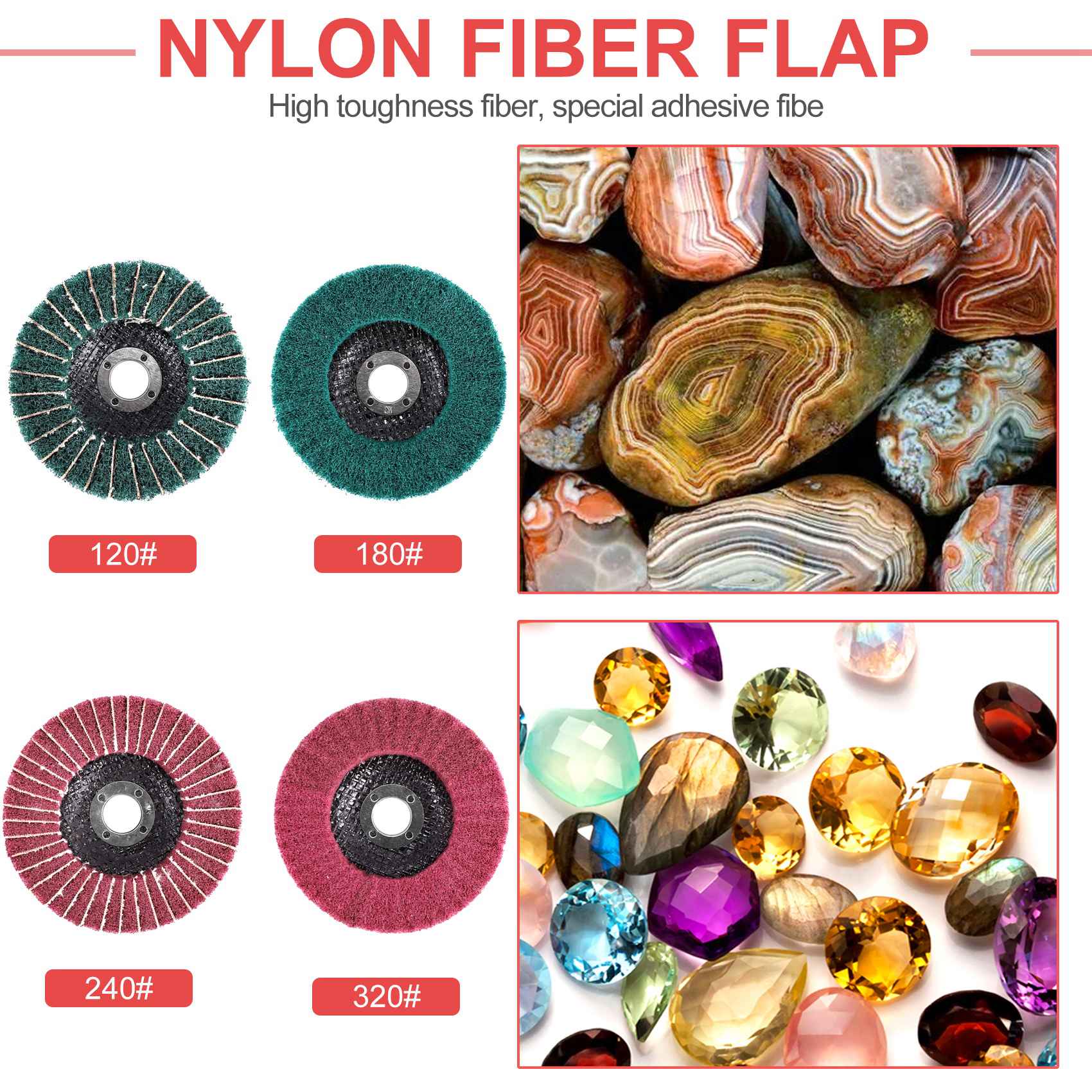 Jeu de disques à lamelles en F - Angle Grinder Flap Disc Set avis et prix