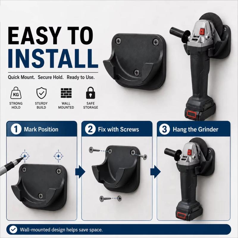 Support mural pour meuleuse d' - Angle Grinder Stand Holder avis et prix