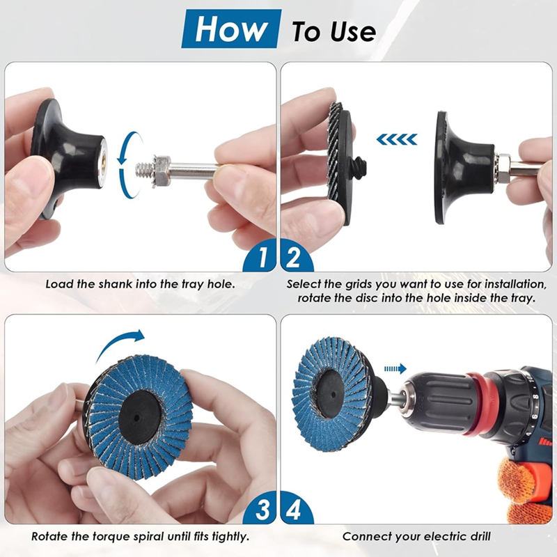 AC88, jeu de 72 disques à lame - Angle Grinder Flap Disc Set avis et prix