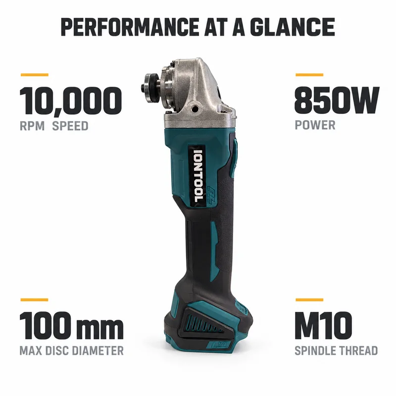 IONTOOL Meuleuse d'angle sans  - Brushless Grinder 100Mm 850W avis et prix