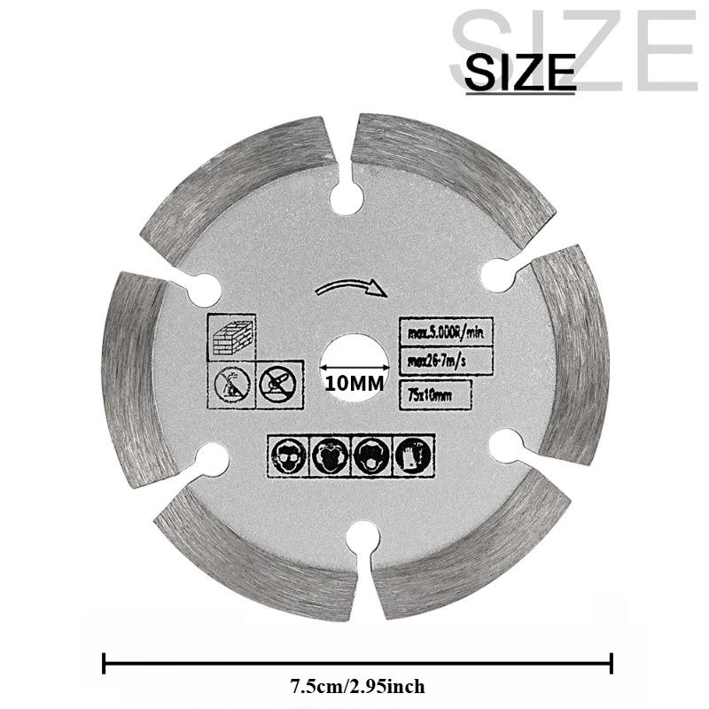 1/3 pièces Disque de coupe en  - Angle Grinder Diamond Blade Concrete avis et prix