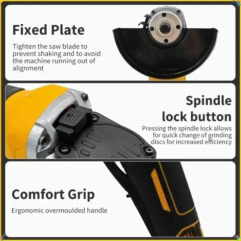 Meuleuse d'angle sans fil Vesm - Cordless Angle Grinder 125Mm Brushless avis et prix